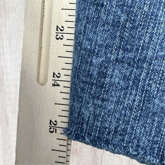 Torrid Womens Bombshell Skinny Jeans Size 18 SHORT Blue‎ Raw Hem Medium Wash - Picture 8 of 11